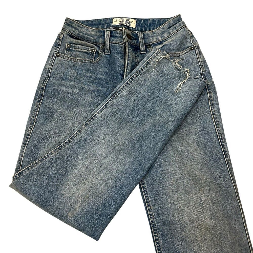 We The Free People Curvy Jeans Women's 26 Regular 25" Inseam Denim High Rise Y2K